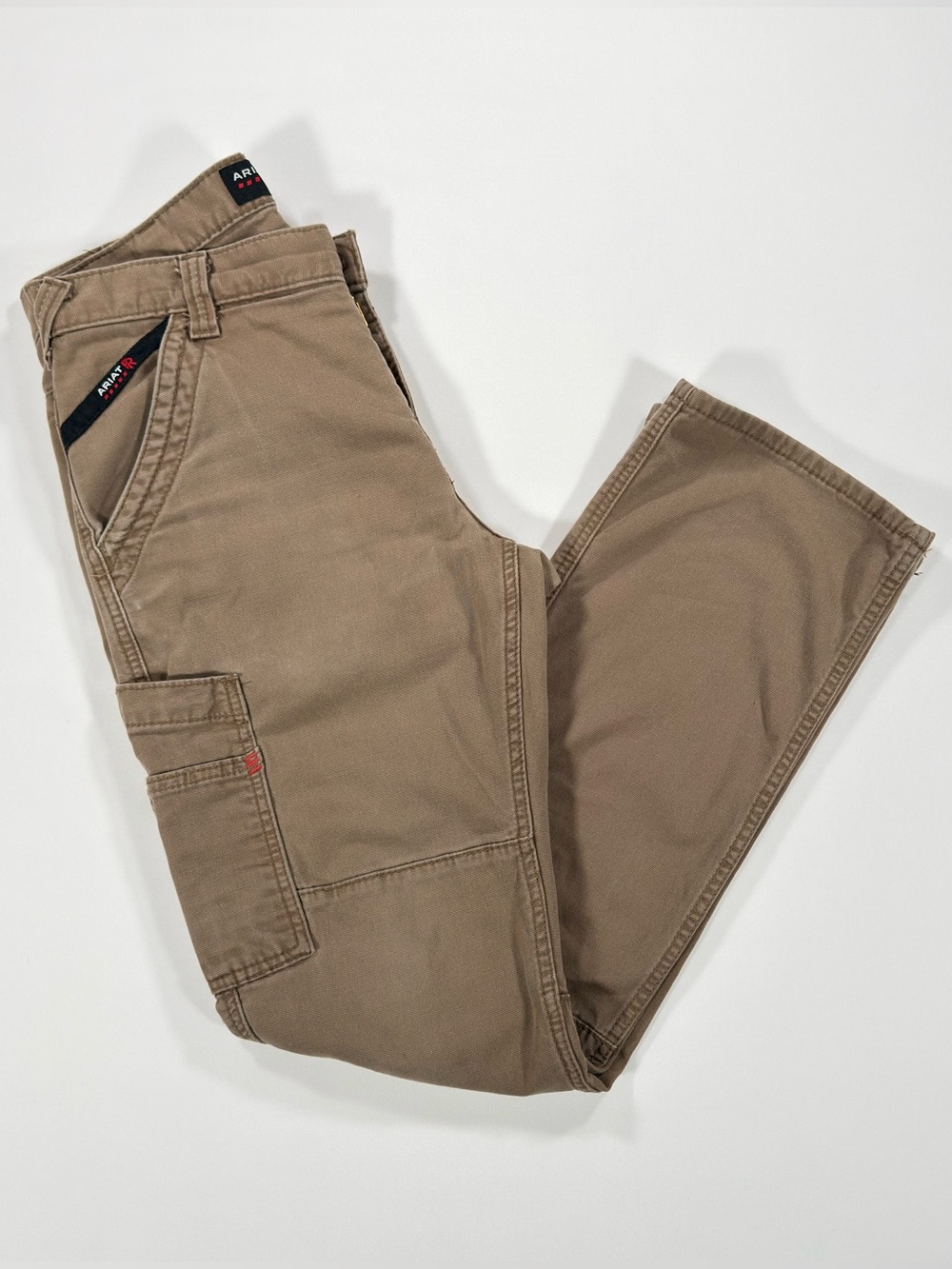 Ariat FR M5 Men 32x34 (Fits 32x33) Straight Leg Flame Resistant Work Pants Khaki